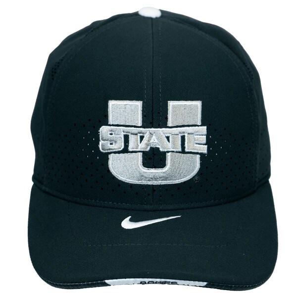 Nike U-State Dri-Fit Aggies Gray Hat Fitted